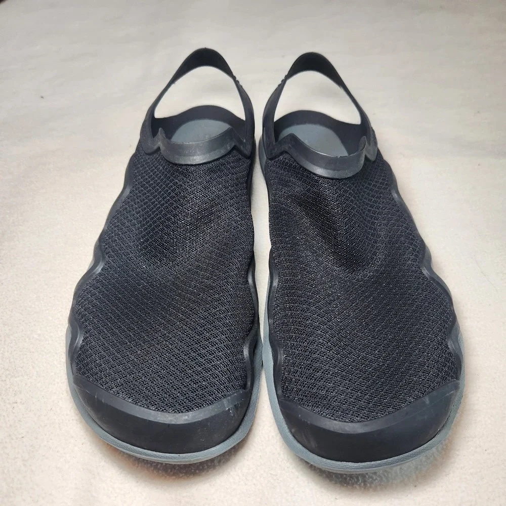 CROCS Swiftwater Wave Mesh Shoes Men 11 Black Wader Water Shoes Deck Beach Boat